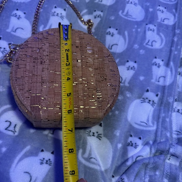 Alessia Round Cork Crossbody Bag - Picture 4 of 5